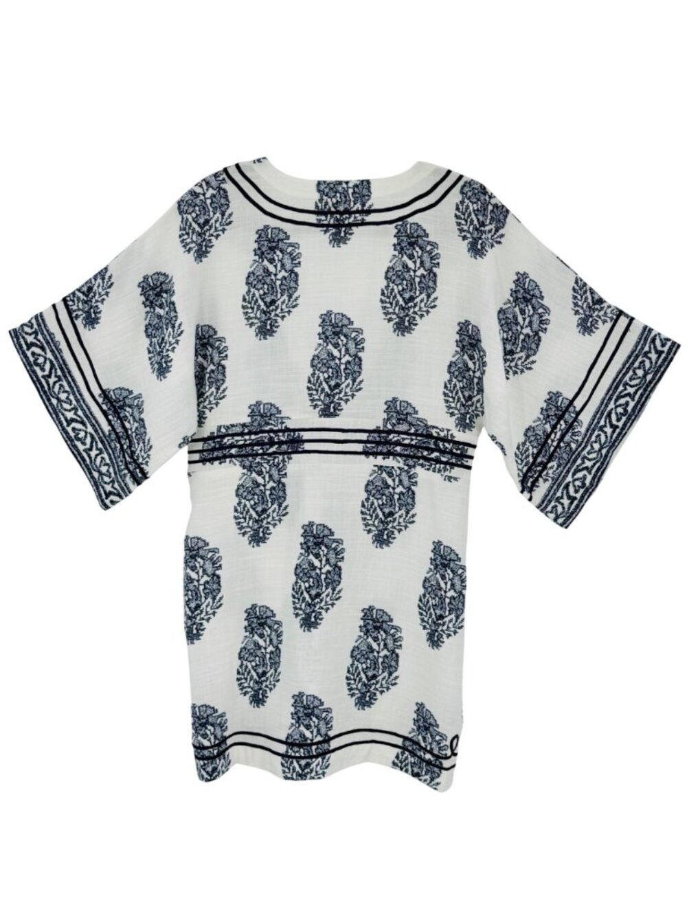 NWT Anthropologie Relaxed Kimono Cover Up Lounge Top | Coastal Boho King Kylie S - Picture 8 of 16